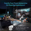 Retro Smart Game Projector - Wireless Gaming System with Built-In Games