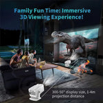 Retro Smart Game Projector - Wireless Gaming System with Built-In Games